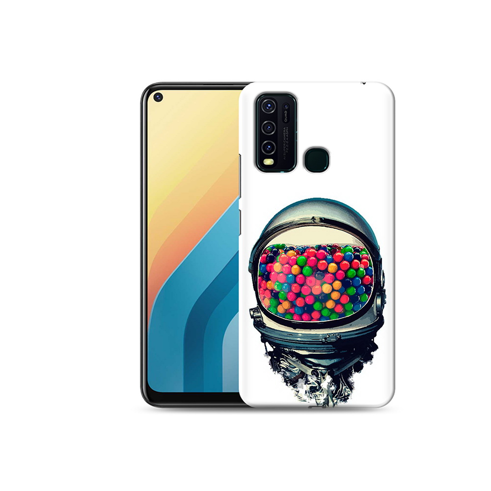 

Чехол MyPads Tocco для Vivo Y30 шлем космонавта (PT149334.437.700), Прозрачный, Tocco