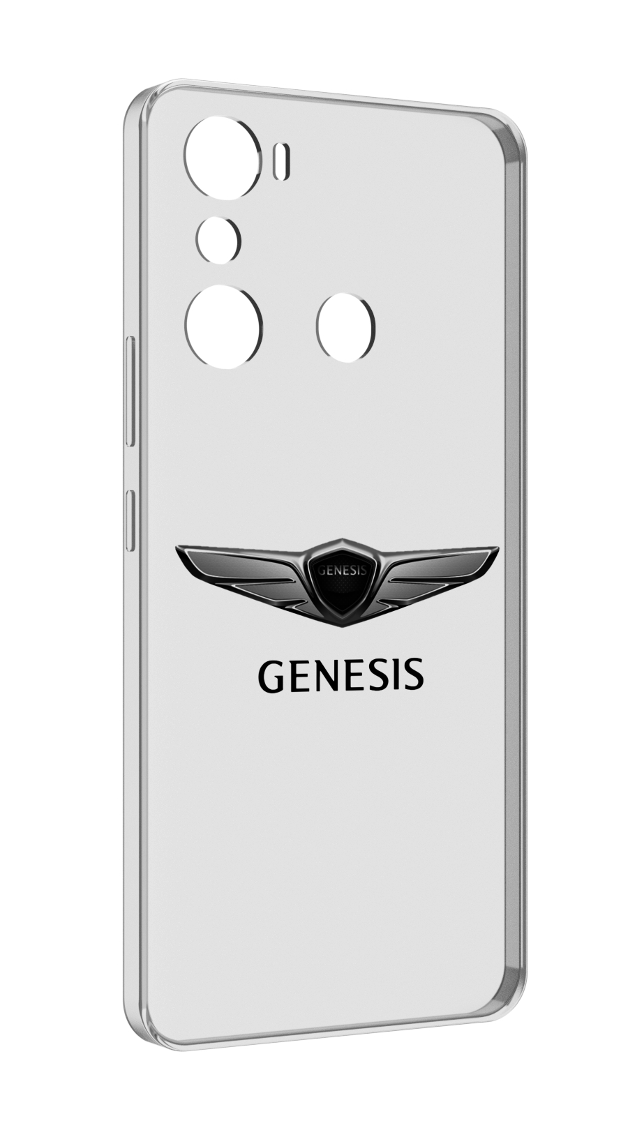 

Чехол MyPads genesis-3 мужской для Infinix Hot 20i, Прозрачный, Tocco