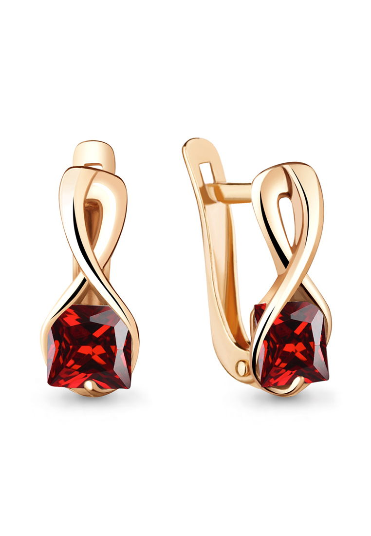 

Серьги из желтого золота с гранатом Kari Jewelry 4729803.1, 4729803.1