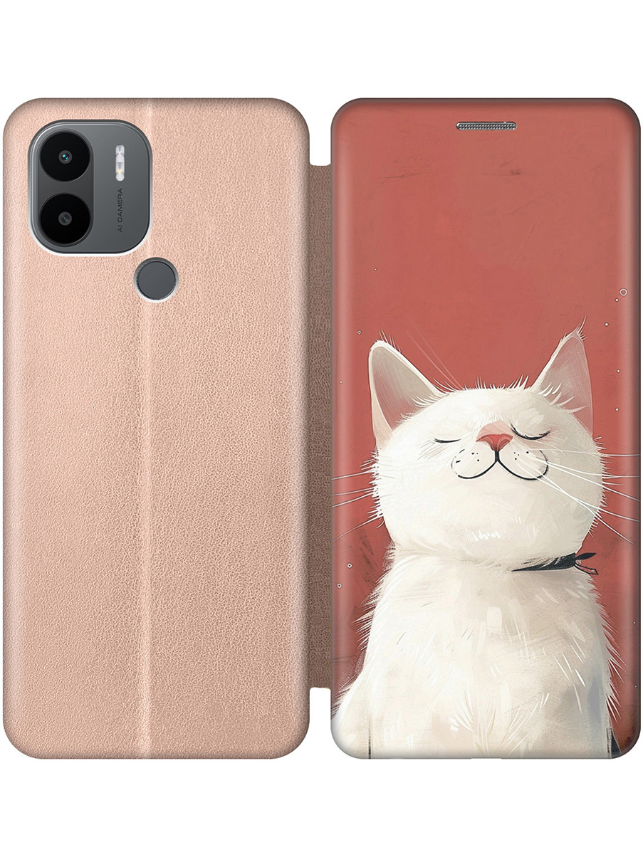 

Чехол-книжка на Xiaomi Redmi A1+ / A2+ / Poco C50 / C51 с принтом "Гордый котик" золотой, Золотистый;белый;красный, 762092112