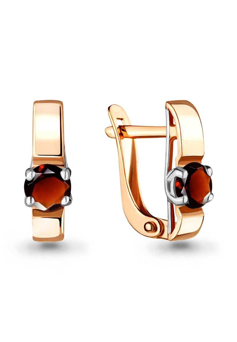 

Серьги из желтого золота с гранатом Kari Jewelry 4710503.1, 4710503.1
