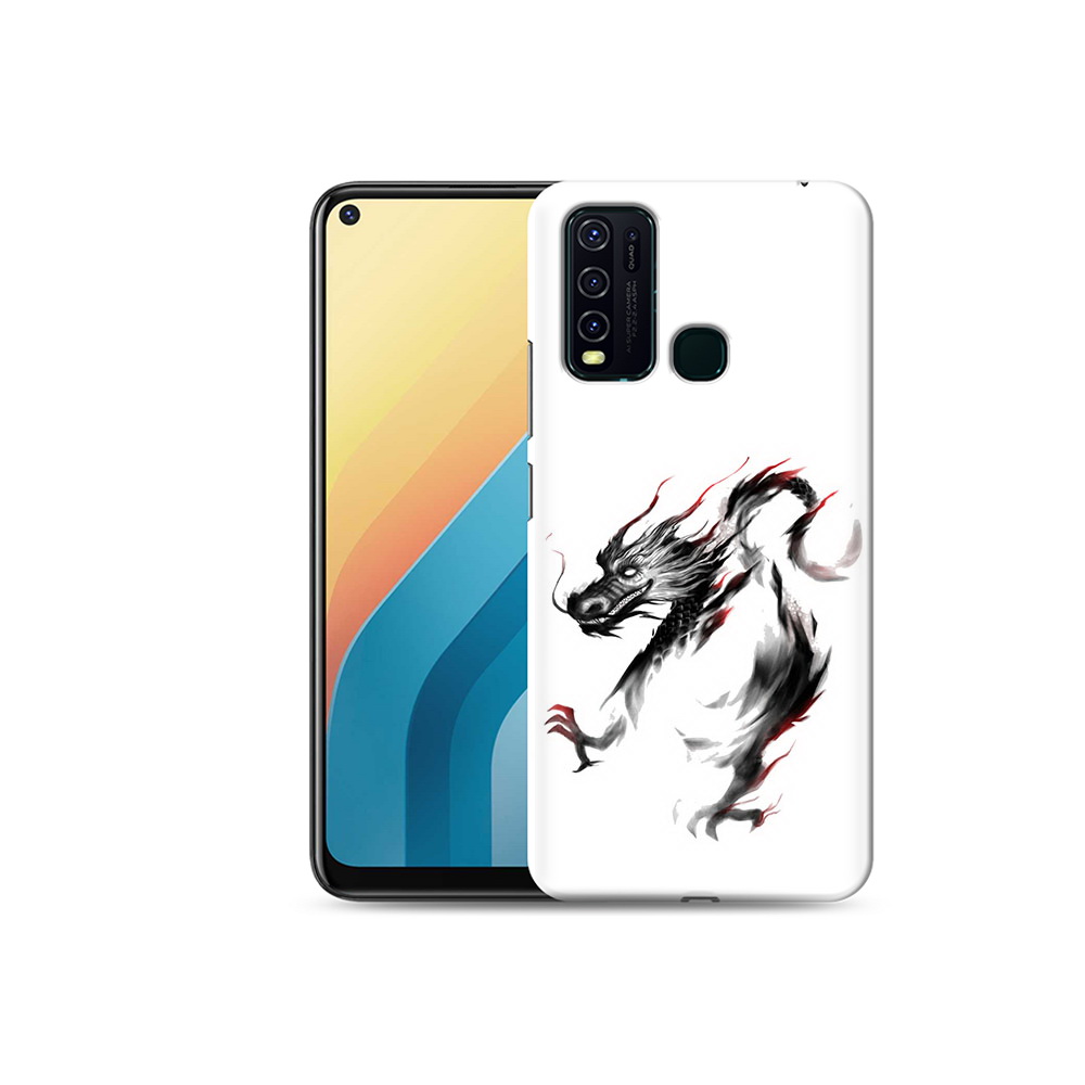 

Чехол MyPads Tocco для Vivo Y30 черный дракон (PT149334.437.690), Прозрачный, Tocco
