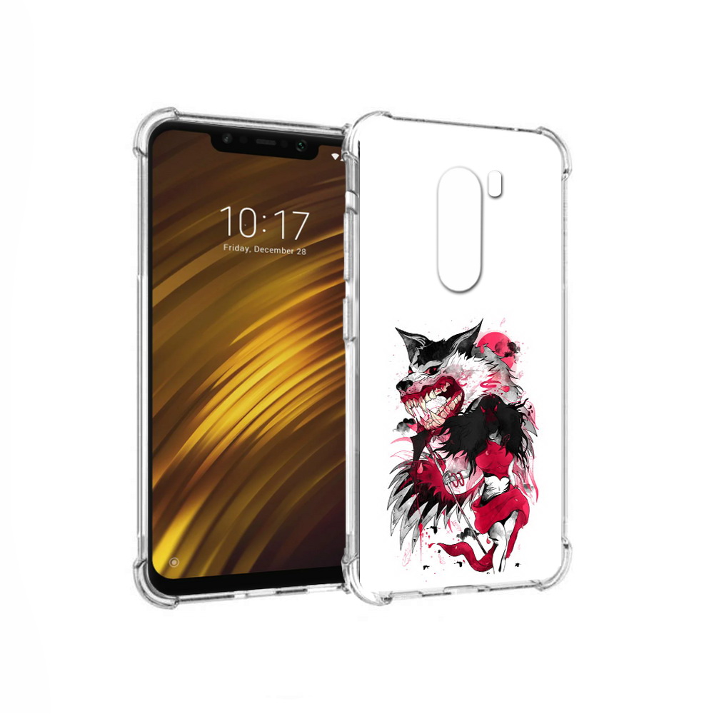 

Чехол MyPads Tocco для Xiaomi Pocophone F1 красная шапочка (PT116503.308.410), Прозрачный, Tocco