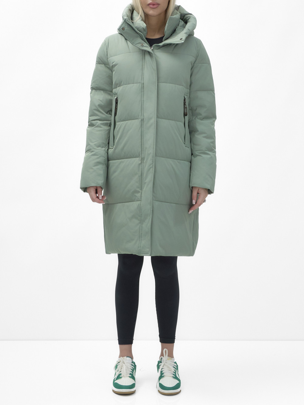 

Пальто женское NoBrand AD9629 зеленое XXL, Зеленый, AD9629