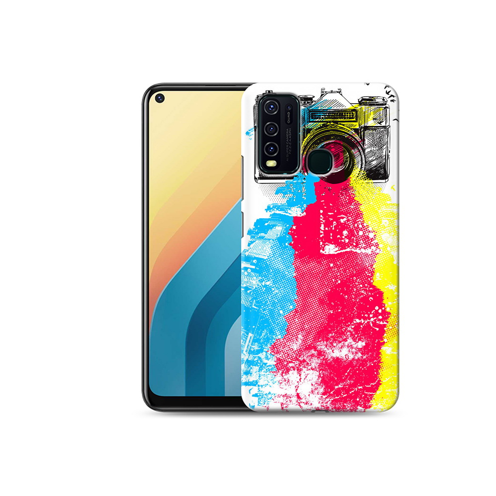 

Чехол MyPads Tocco для Vivo Y30 цветной фотоаппарат (PT149334.437.668), Прозрачный, Tocco