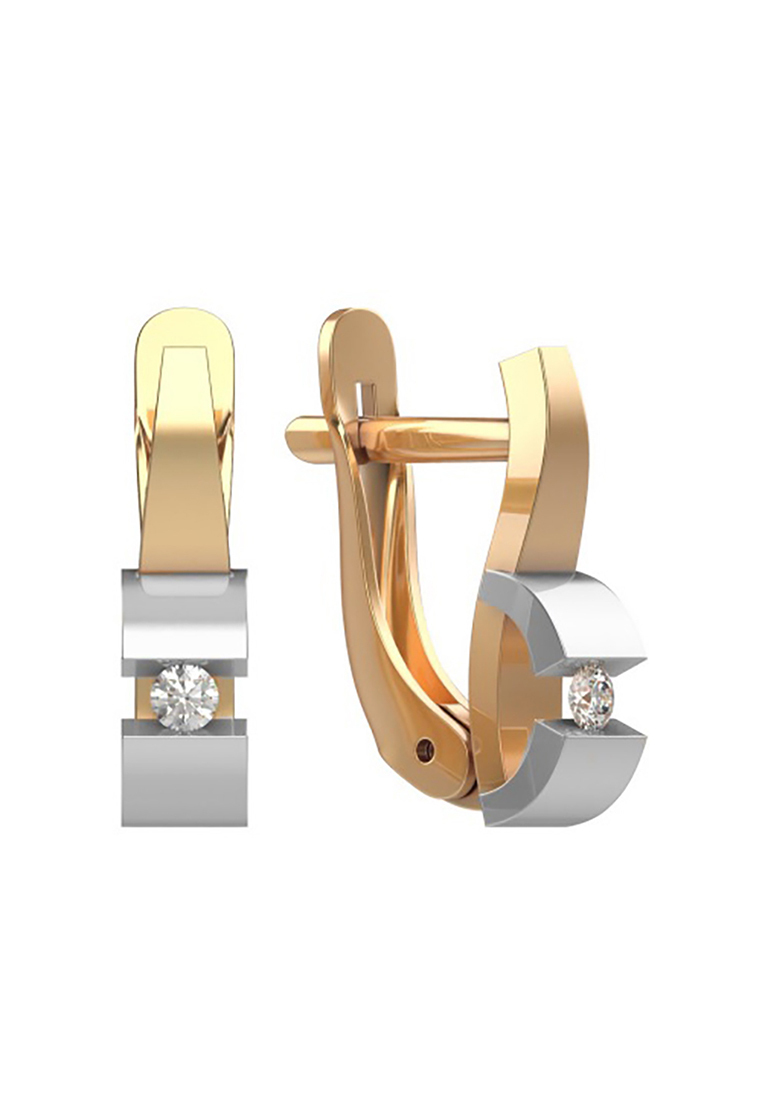 

Серьги из желтого золота с бриллиантом Kari Jewelry С112-2750Бр, С112-2750Бр