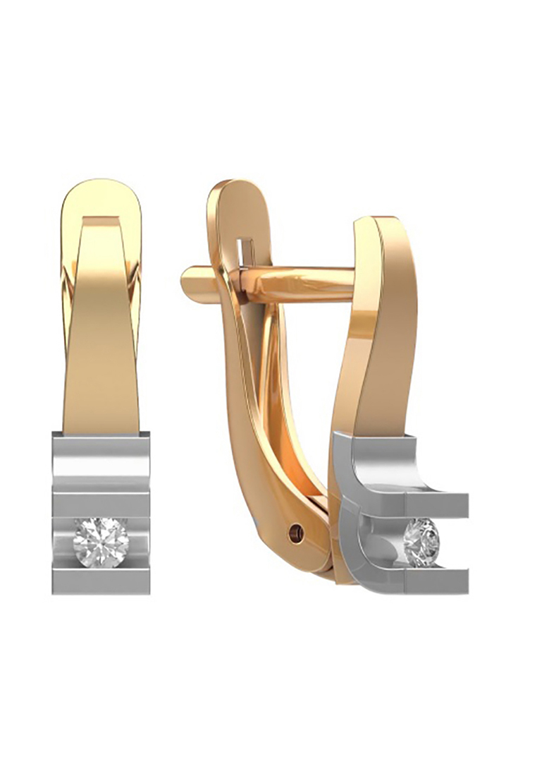 

Серьги из желтого золота с бриллиантом Kari Jewelry С112-2748Бр, С112-2748Бр