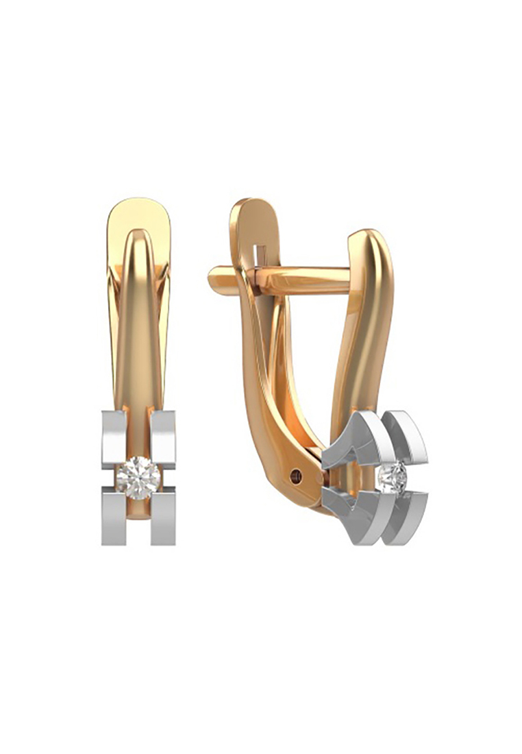 

Серьги из желтого золота с бриллиантом Kari Jewelry С112-2747Бр, С112-2747Бр