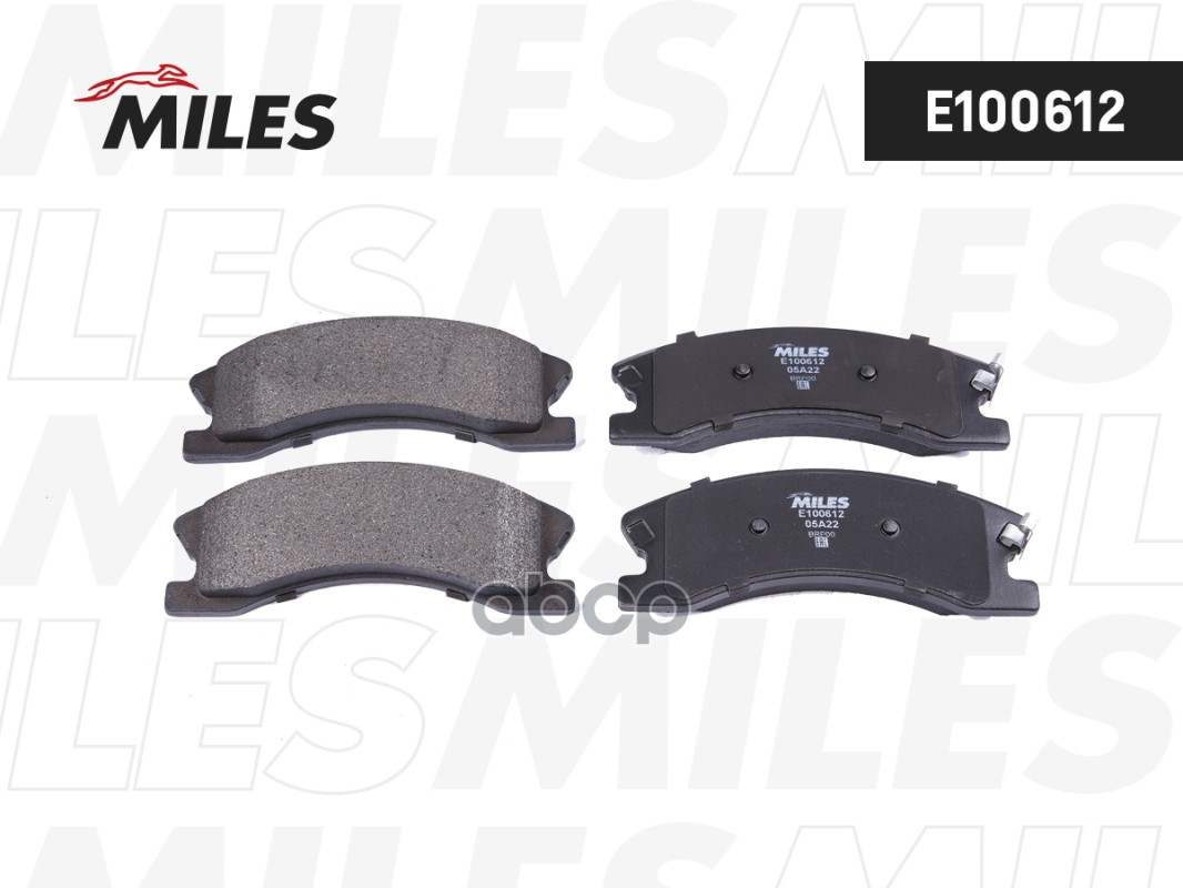 

Колодки Тормозные Jeep Grand Cherokee Ii 00- Передние Semimetallic Miles арт. E100612