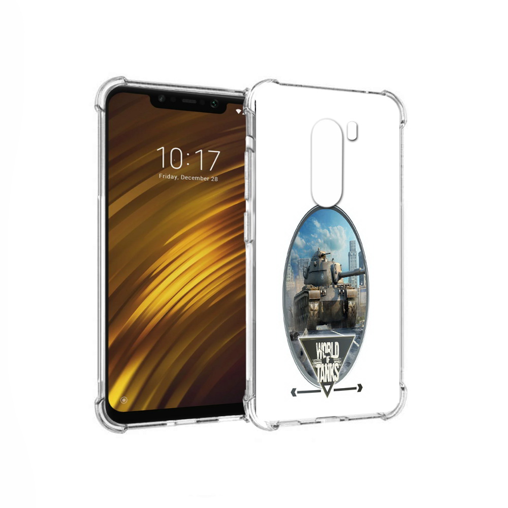 

Чехол MyPads Tocco для Xiaomi Pocophone F1 игра с танками (PT116503.308.375), Прозрачный, Tocco