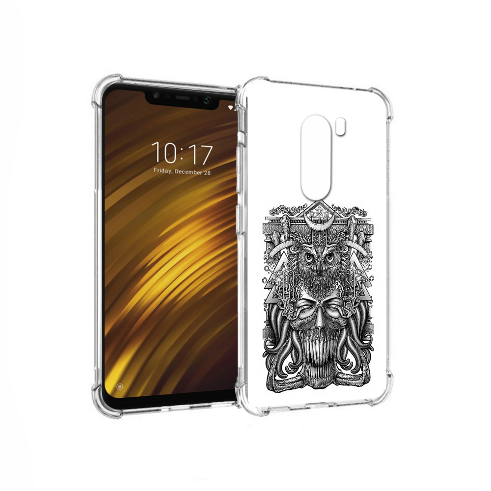 

Чехол MyPads Tocco для Xiaomi Pocophone F1 зубастая сова (PT116503.308.369), Прозрачный, Tocco