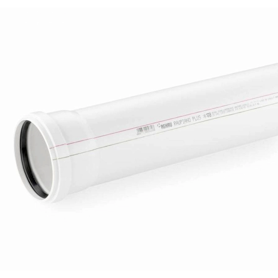

Труба канализационная Rehau RAUPIANO plus DN 40 мм L 2000 мм, Белый, RAUPIANO plus