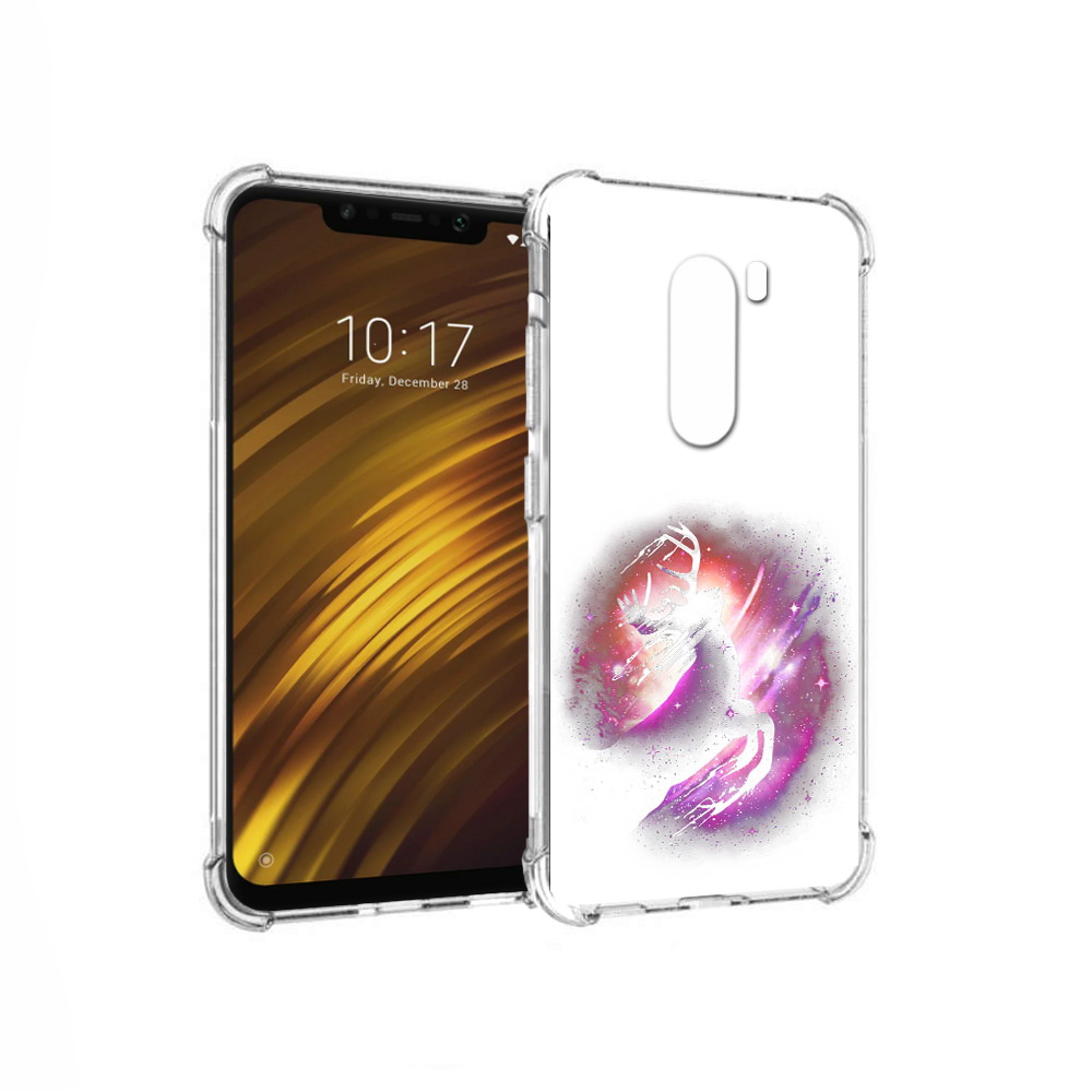 

Чехол MyPads Tocco для Xiaomi Pocophone F1 звездный олень (PT116503.308.354), Прозрачный, Tocco