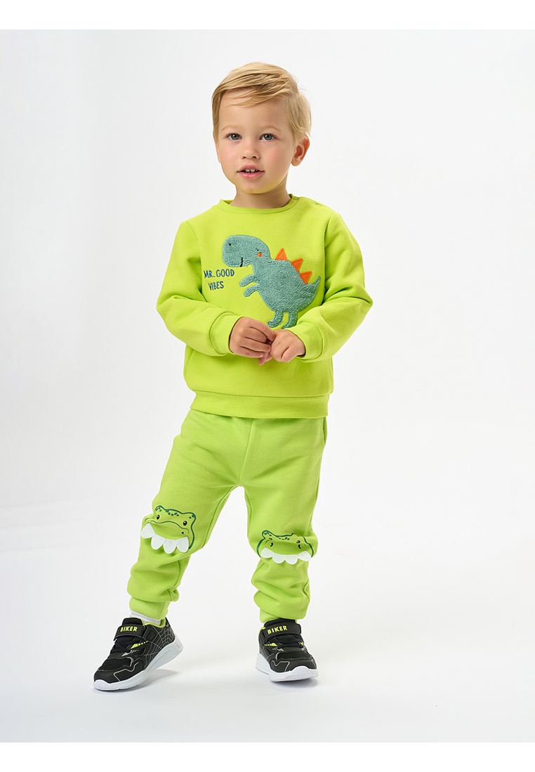 Брюки детские Kari baby AW23B09103508, светло-зеленый, 80