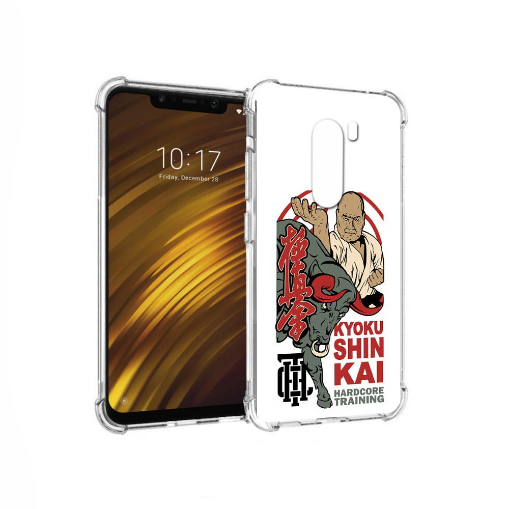 

Чехол MyPads Tocco для Xiaomi Pocophone F1 единоборства рисунок (PT116503.308.343), Прозрачный, Tocco