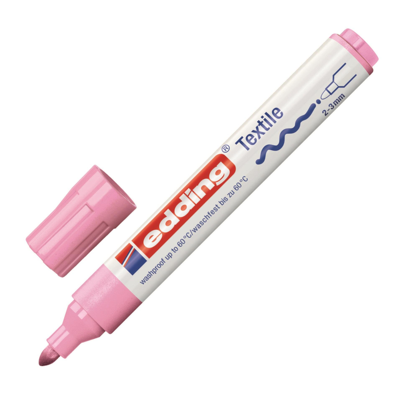 

Маркер для текстиля Edding E-4500, розовый_009, (2шт.)