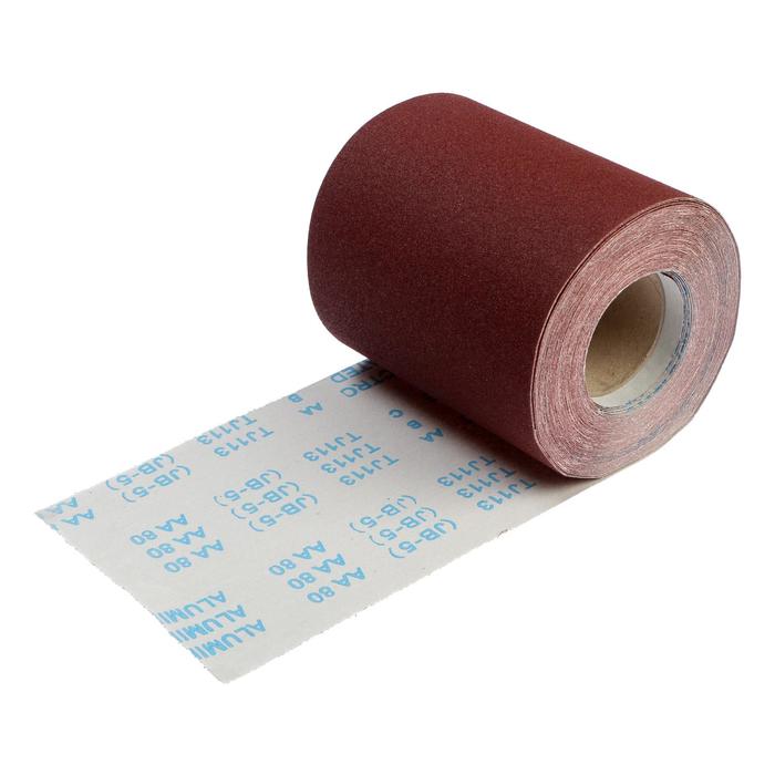 

Шкурка шлифовальная в минирулонах ТУНДРА, на тканевой основе водостойкая, 200мм х 20м, Р80