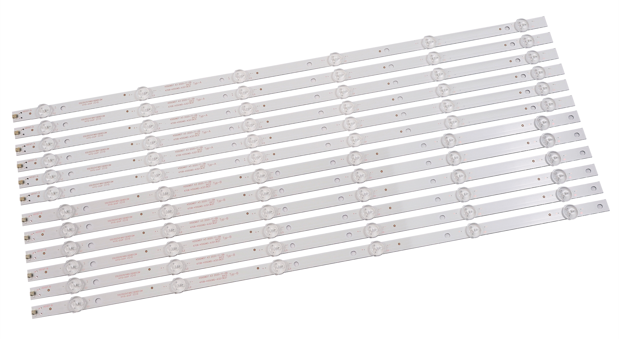 

Светодиодная подсветка NoBrand для телевизоров Philips 55'', Белый, 4708-K550WD-A3213K21, 4708-K550WD-A3213K31, K550WD7 A3, 4708-K55WDR-A1213K11 (6A+6B) (6 led)