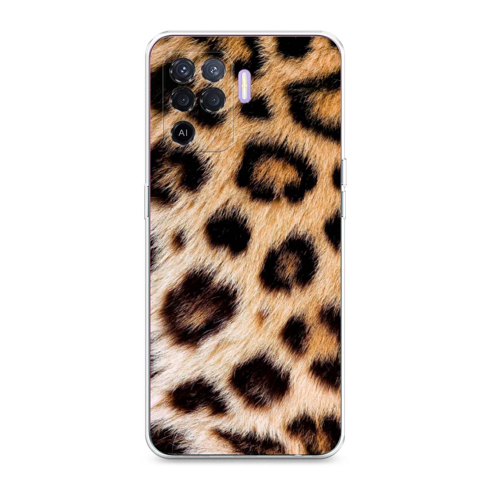 

Чехол Awog на Oppo Reno 5 Lite "Леопардовый принт", Разноцветный, 255150-3