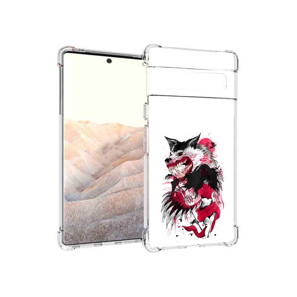 

Чехол MyPads Tocco для Google Pixel 6 Pro красная шапочка, Прозрачный, Tocco