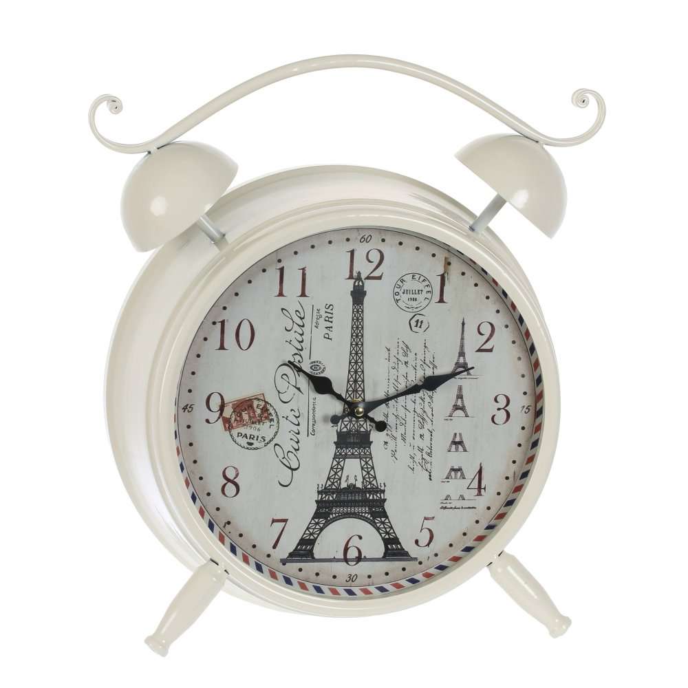 Часы настольные декоратиные Будильник, L39 W13 H46 см, (1хАА не прилаг.) KSM-714505