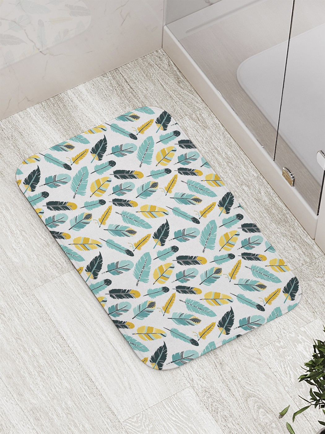 

Коврик противоскользящий для ванной, сауны, бассейна, 77х52 см bath_59502 JoyArty