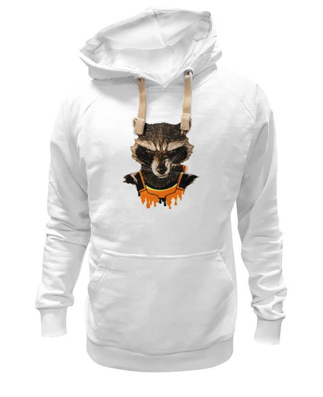 

Худи унисекс Printio What's a raccoon белое 3XL, Белый, What's a raccoon