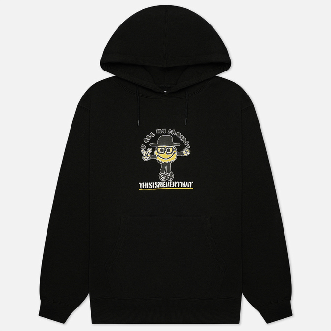 

Худи мужское thisisneverthat TN21SHS009BK черное L, TN21SHS009BK