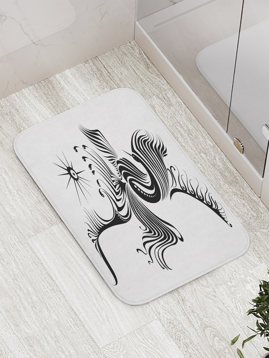 

Коврик противоскользящий для ванной, сауны, бассейна, 77х52 см bath_59491 JoyArty