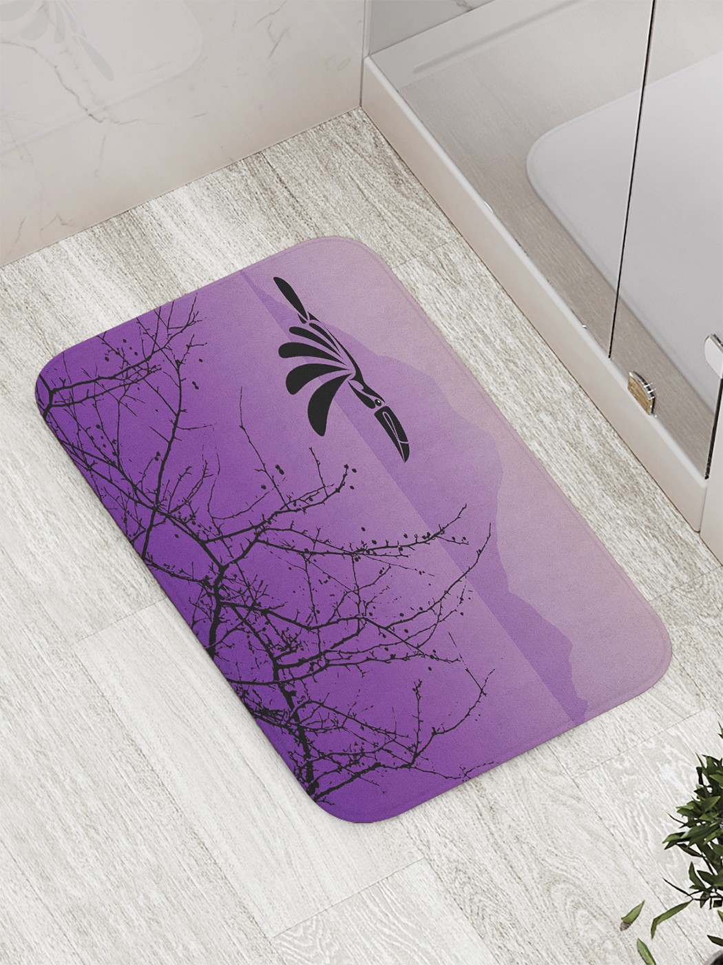 

Коврик противоскользящий для ванной, сауны, бассейна, 77х52 см bath_59490 JoyArty