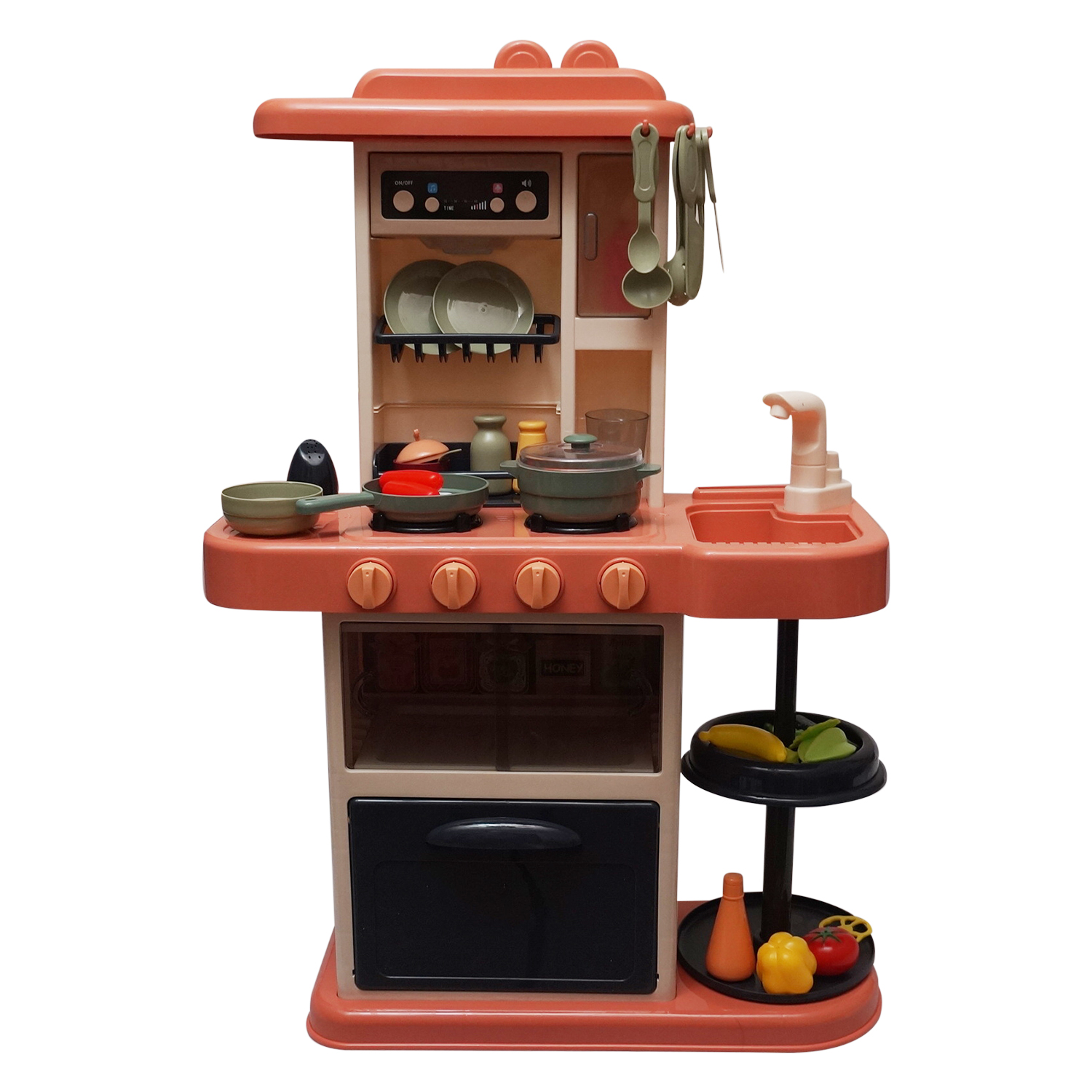 фото Игровой набор jia yu toys кухня-модуль на батарейках, 38 предметов 889-186