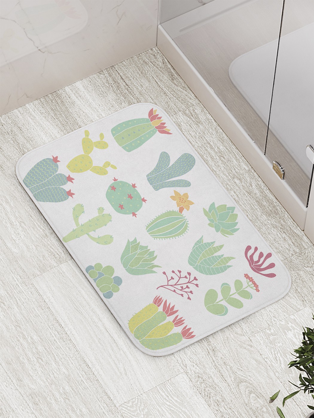 

Коврик противоскользящий для ванной, сауны, бассейна, 77х52 см bath_59458 JoyArty