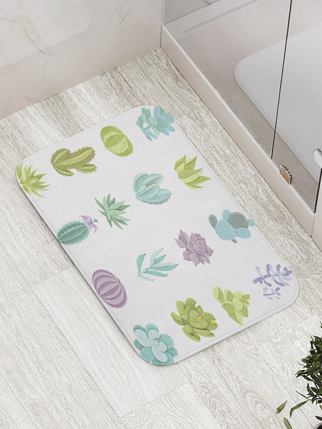 

Коврик противоскользящий для ванной, сауны, бассейна, 77х52 см bath_59453 JoyArty