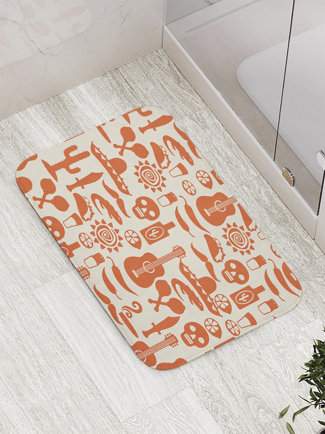 

Коврик противоскользящий для ванной, сауны, бассейна, 77х52 см bath_59451 JoyArty