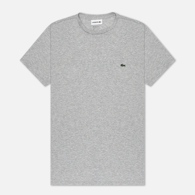 фото Футболка мужская lacoste th6709 серая xxl