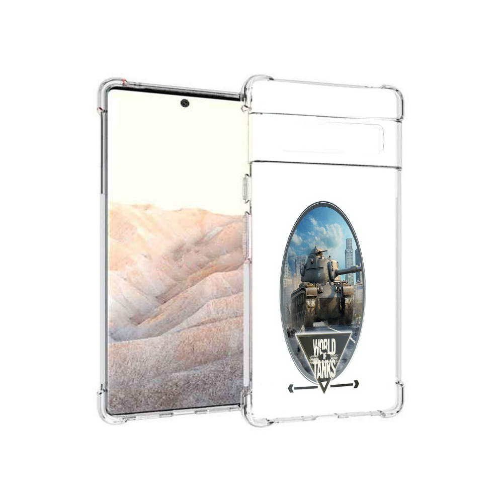

Чехол MyPads Tocco для Google Pixel 6 Pro игра с танками, Прозрачный, Tocco