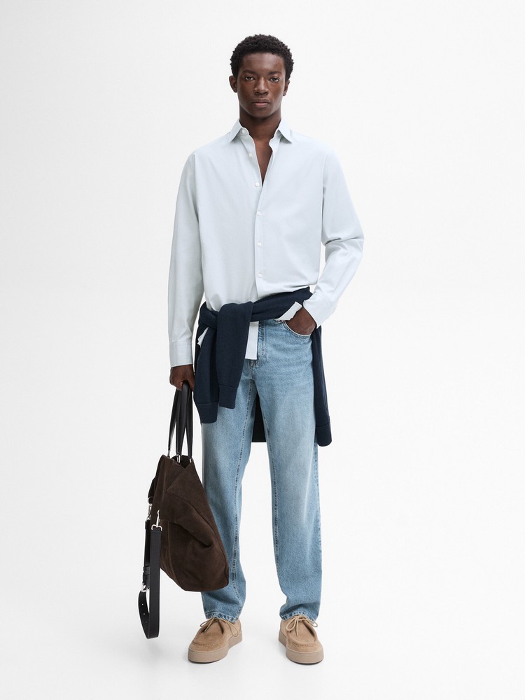 

Джинсы мужские Massimo Dutti 0040/062-I2024 голубые 36, Голубой, 0040/062-I2024