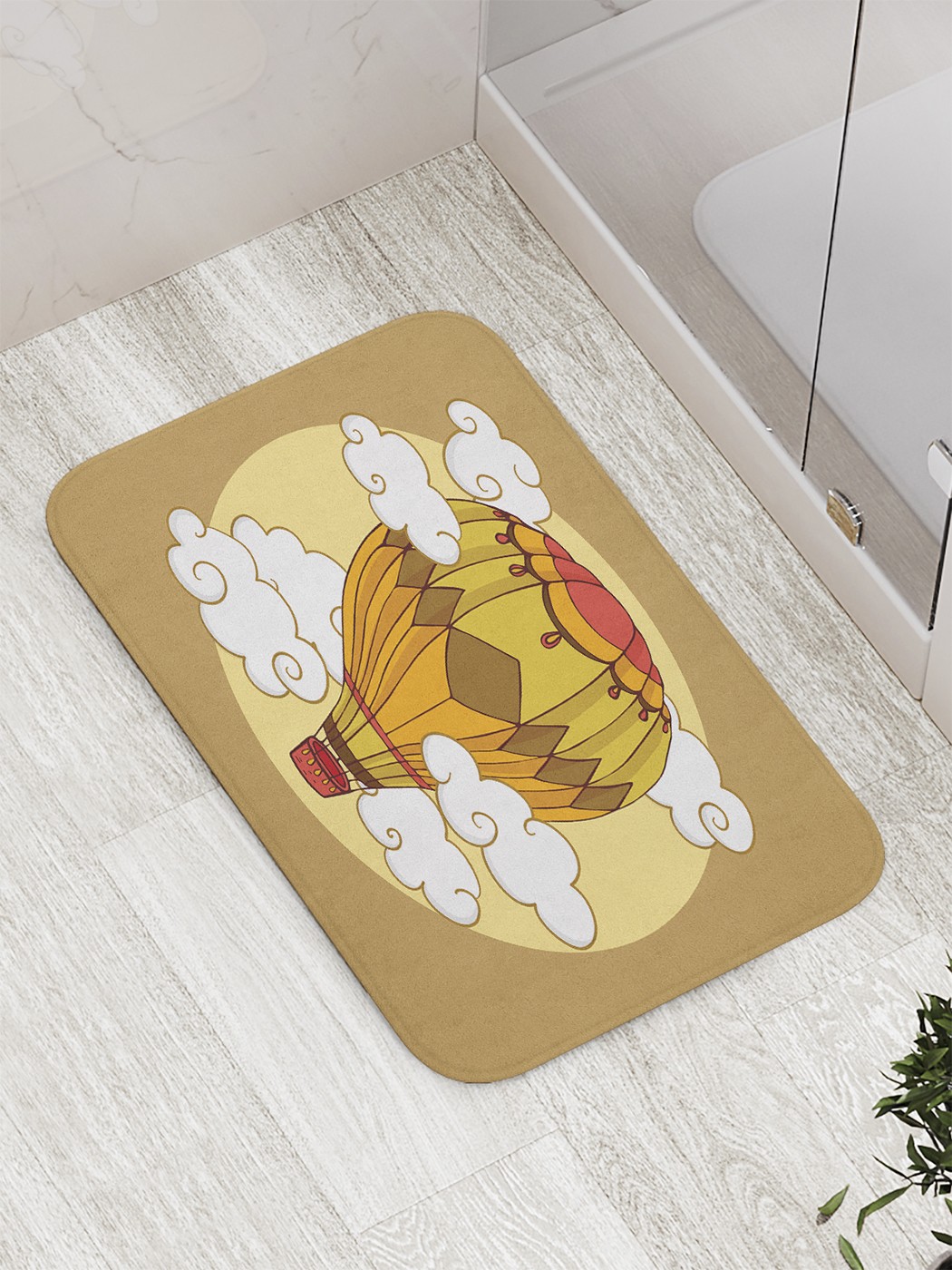 

Коврик противоскользящий для ванной, сауны, бассейна, 77х52 см bath_59396 JoyArty
