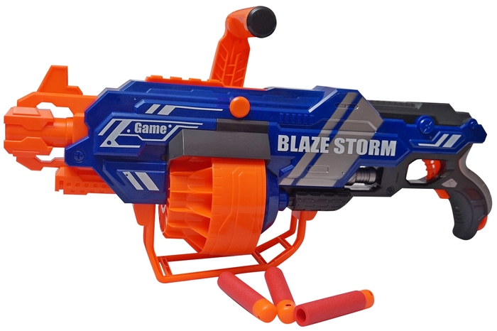 

Автомат-бластер Blaze Storm с мягкими пульками, 20 шт