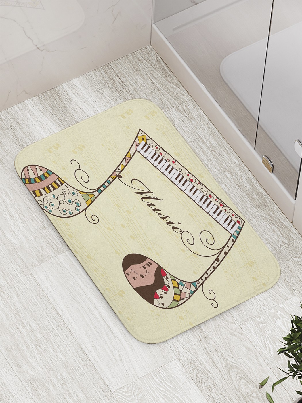 

Коврик противоскользящий для ванной, сауны, бассейна, 77х52 см bath_59384 JoyArty