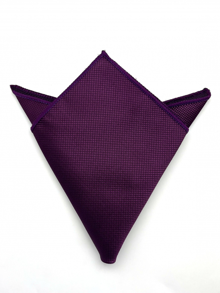 фото Нагрудный платок мужской 2beman pg185 фиолетовый, 24х24 см