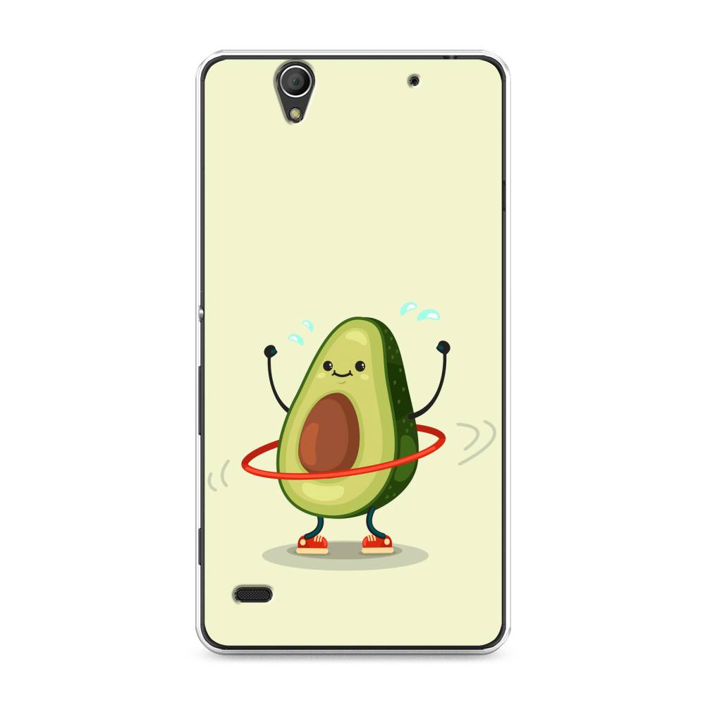 

Чехол Awog на Sony Xperia C4 "Авокадо с обручем", Разноцветный, 52650-10