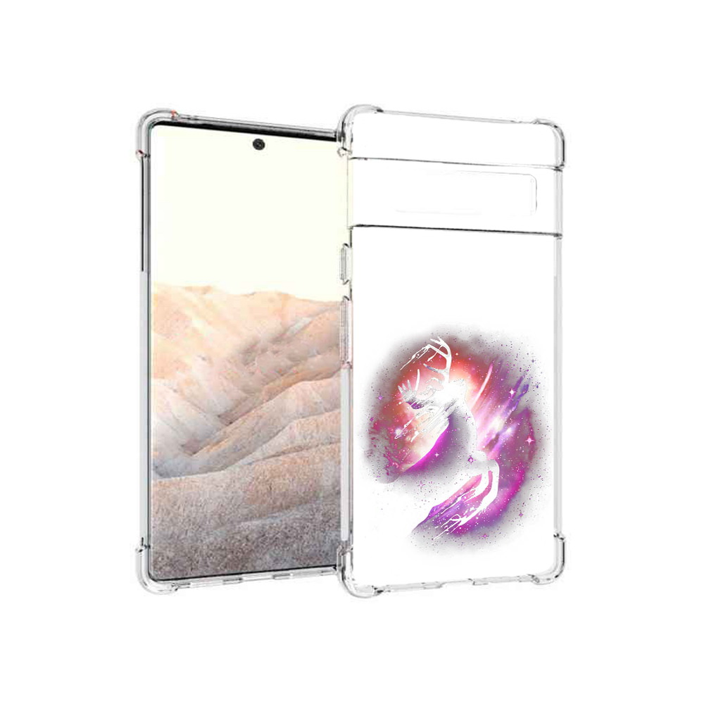 

Чехол MyPads Tocco для Google Pixel 6 Pro звездный олень, Прозрачный, Tocco
