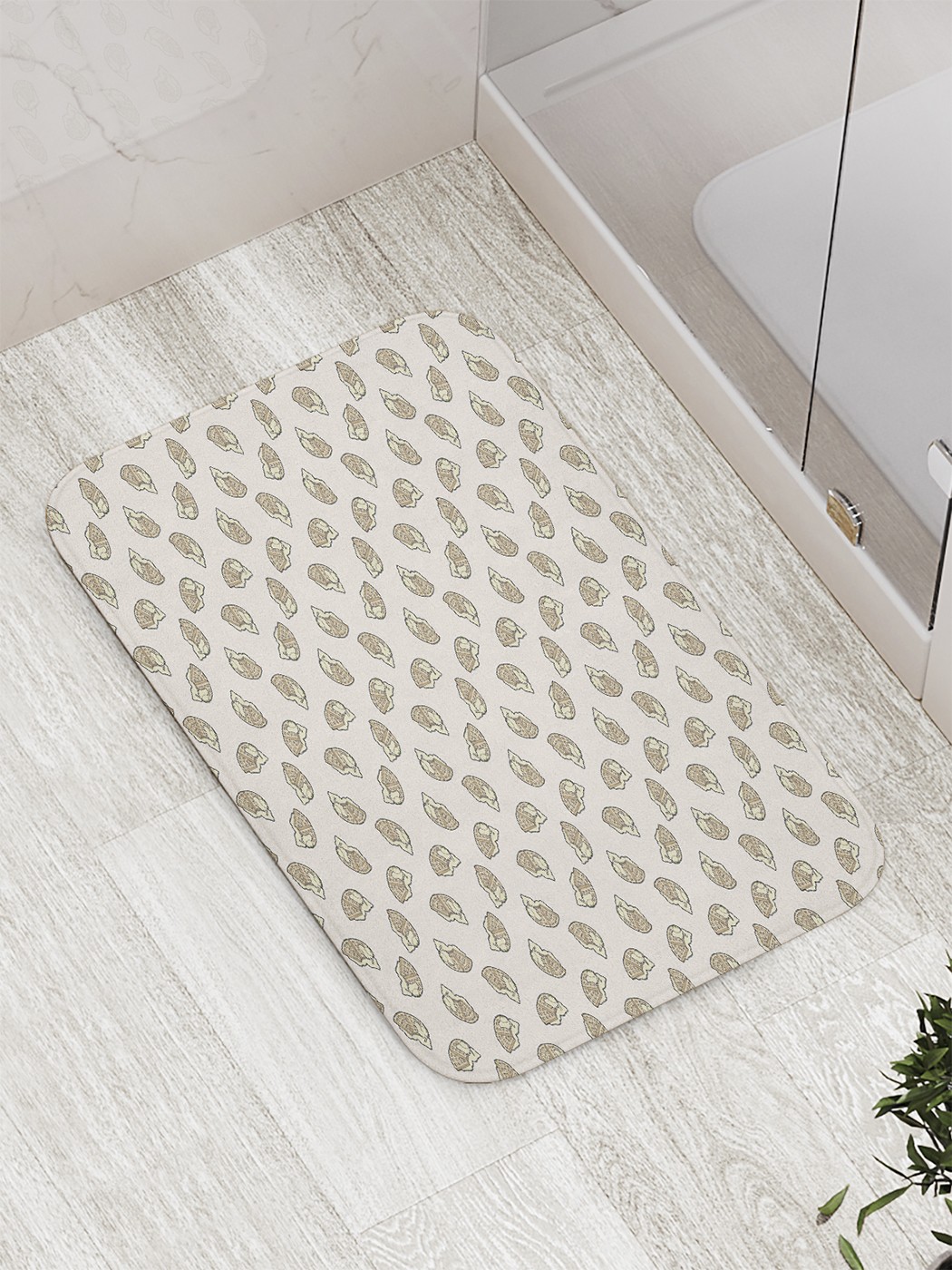 

Коврик противоскользящий для ванной, сауны, бассейна, 77х52 см bath_59364 JoyArty