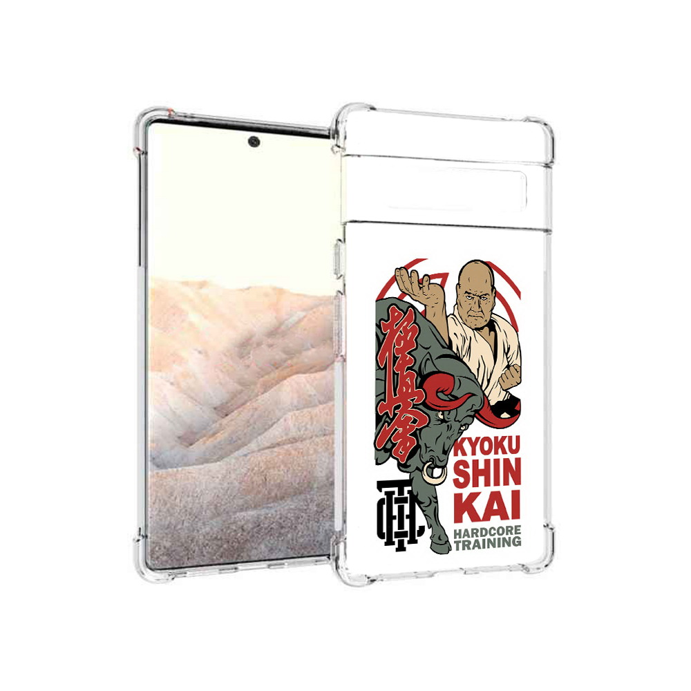 

Чехол MyPads Tocco для Google Pixel 6 Pro единоборства рисунок, Прозрачный, Tocco