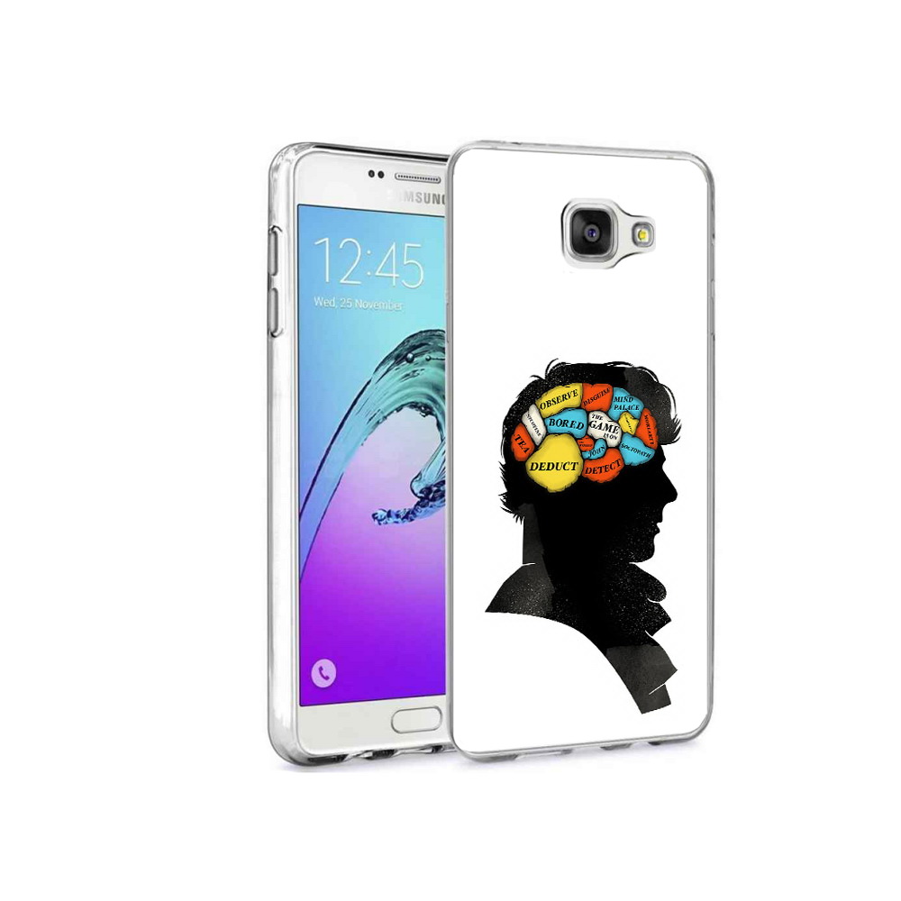 Чехол MyPads Tocco для Samsung Galaxy A9 Pro темный рисунок (PT52968.556.640)