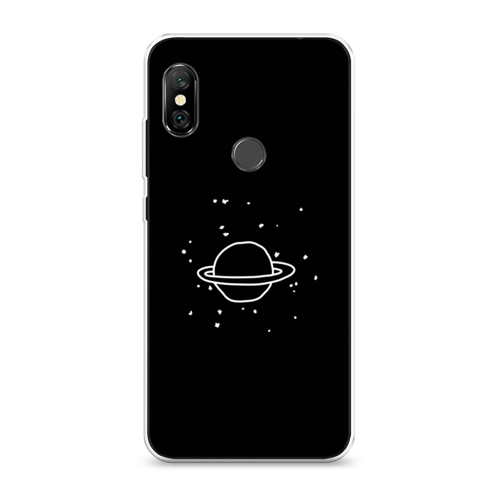 фото Силиконовый чехол "дудл юпитера" на xiaomi redmi note 6 pro awog