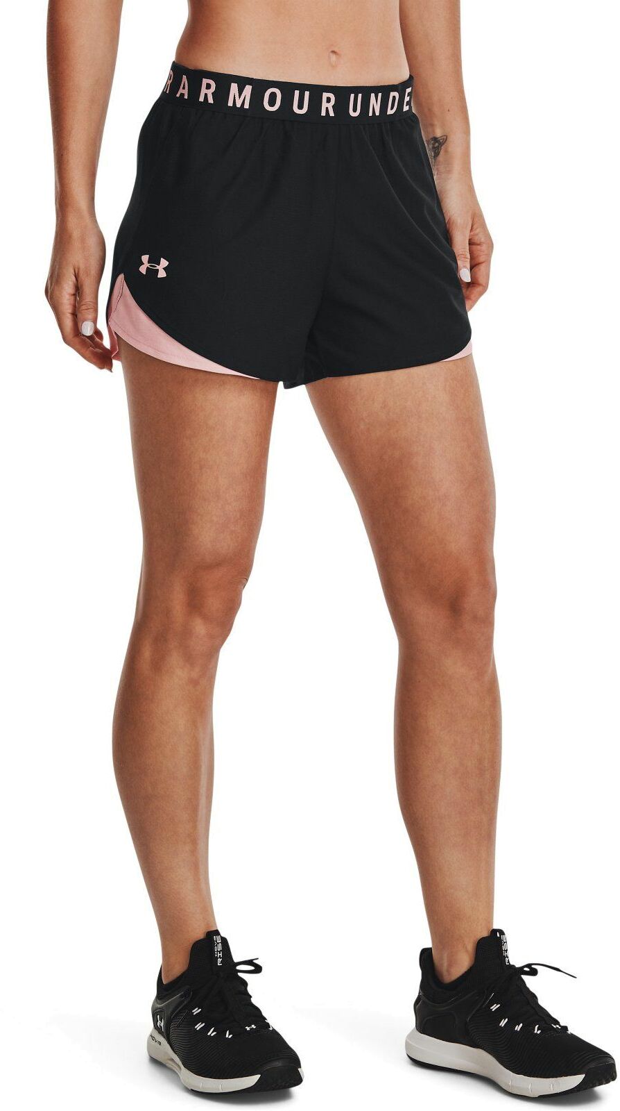 

Шорты женские Under Armour Play Up Shorts 3.0 черные LG, Play Up Shorts 3.0