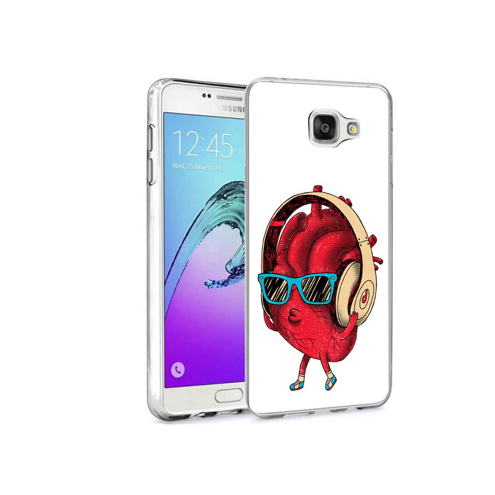 

Чехол MyPads Tocco для Samsung Galaxy A9 Pro слушай сердце (PT52968.556.609), Прозрачный, Tocco