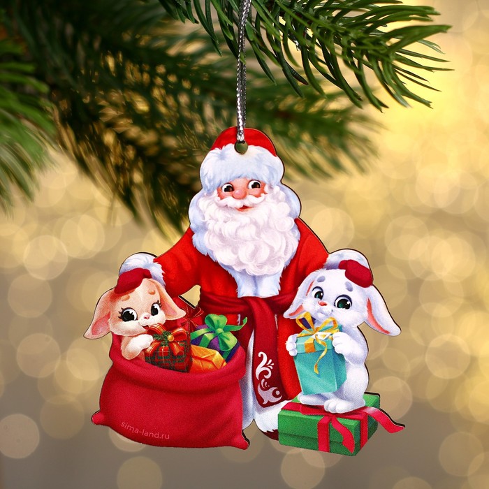 

Елочная игрушка подарки дедушки мороза 7980929 1 шт. красный, Подарки Дедушки Мороза